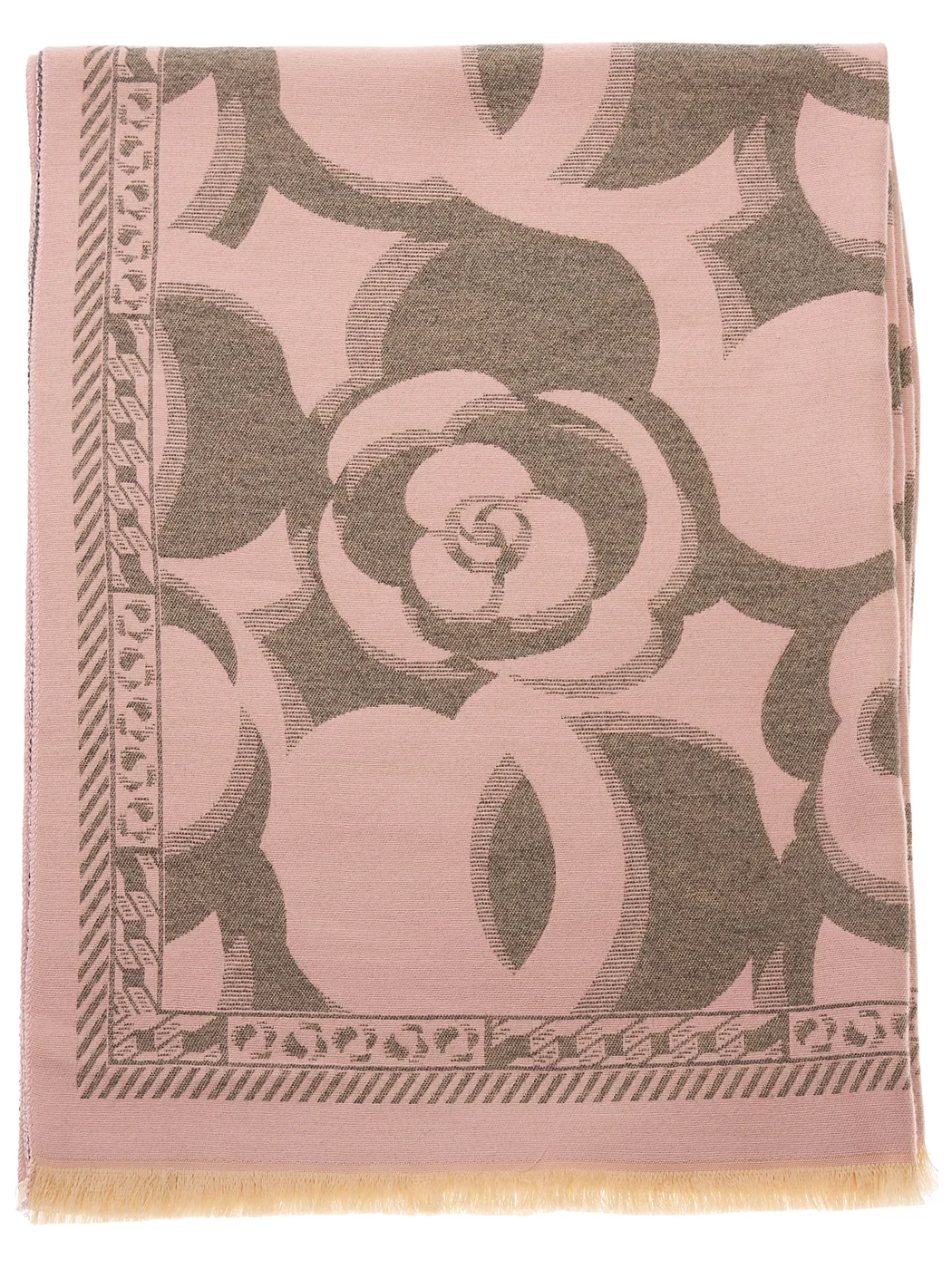 Палантин 21cah300pal21115-3 розовый,серый изображение 3
